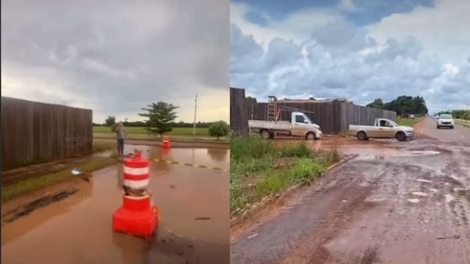 moradores-cobram-prefeitura-de-sinop-apos-alagamento-na-rua-manaus-com-avenida-rute