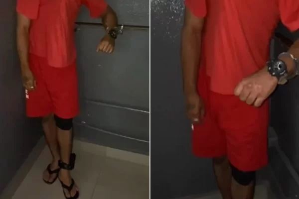 fantasiado-de-detento-e-com-tornozeleira-falsa,-jovem-e-preso