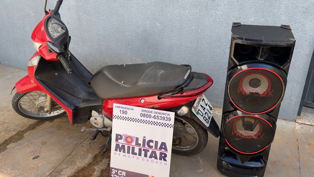 casal-viaja-e-tem-casa-invadida;-criminoso-que-furtou-moto-e-caixa-de-som-e-preso-em-sorriso
