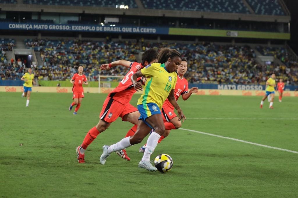 brasil-goleia-a-coreia-do-sul-pela-fifa-series-em-cuiaba;-proximo-jogos-acontecem-terca-feira