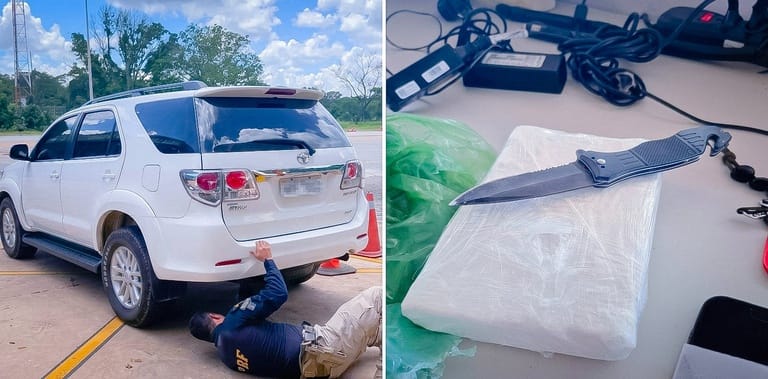 prf-encontra-cocaina-em-estepe-de-caminhonete-de-luxo-em-cuiaba-e-prende-suspeitos